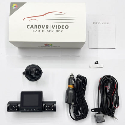 🎥1080P 4 Channel Car Camera with Night Vision