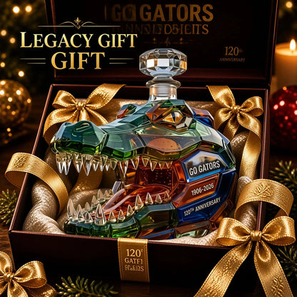 Crocodile Head Glass Liquor Bottle – product image 7