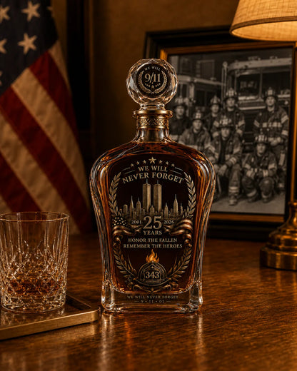 9/11 25th Anniversary Memorial Decanter Gift Set – image 3