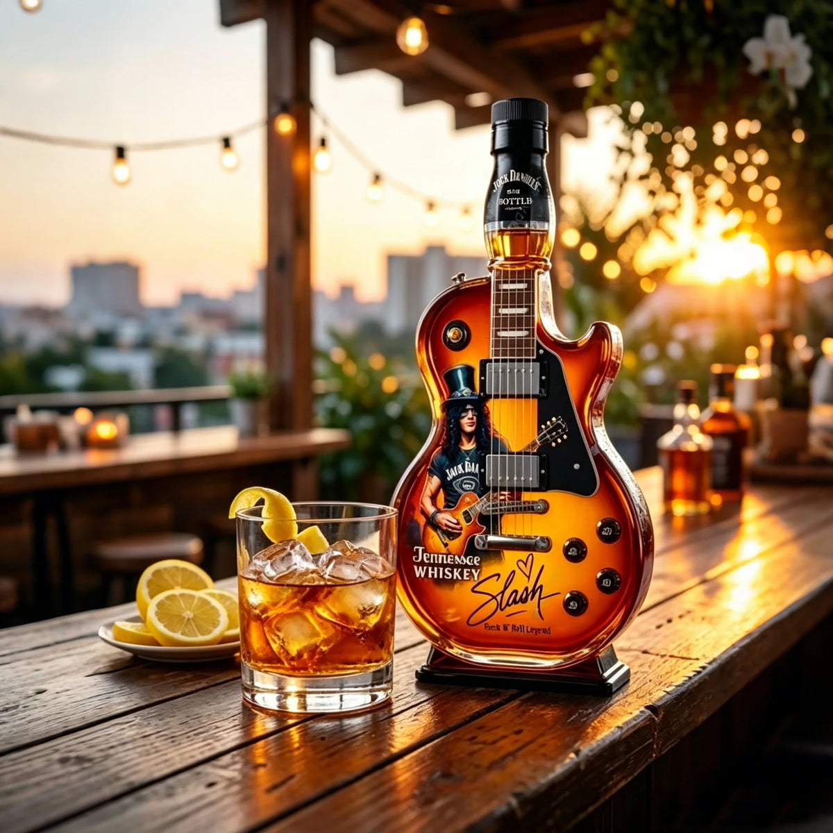 Guitar-Shaped Whiskey Decanter in Gift Box – image 7