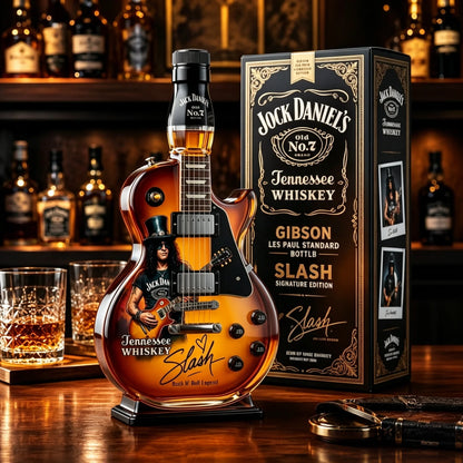 Guitar-Shaped Whiskey Decanter in Gift Box – image 8