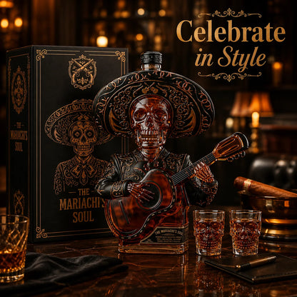 Mariachi Skeleton Decanter Set – image 1