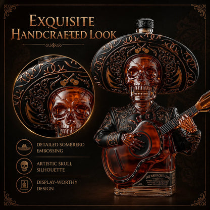 Mariachi Skeleton Decanter Set – image 3
