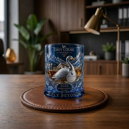 Grey Goose 2026 Commemorative Whiskey Glass for Home Bar Display – image 4