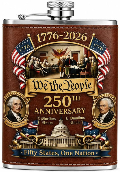 250th Anniversary Commemorative Whiskey Flask for Collectors – image 1