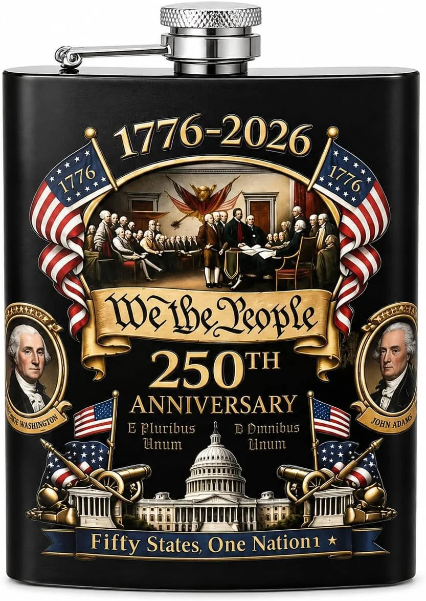 250th Anniversary Commemorative Whiskey Flask for Collectors – image 9