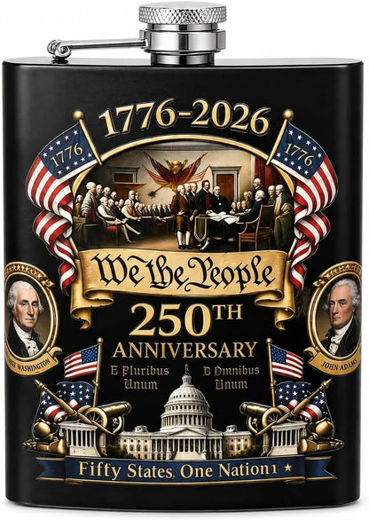 250th Anniversary Commemorative Whiskey Flask for Collectors – image 9