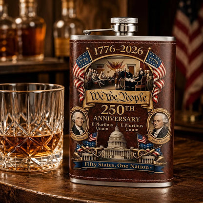 250th Anniversary Commemorative Whiskey Flask for Collectors – image 2