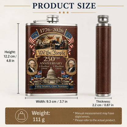 250th Anniversary Commemorative Whiskey Flask for Collectors – image 8