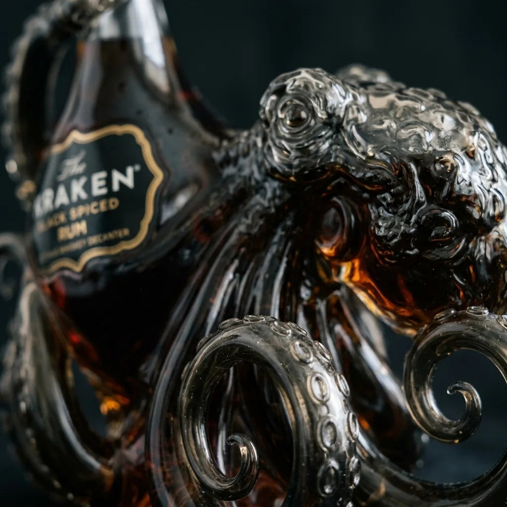 3D Octopus Glass Decanter – 350 ml Collector Bottle – image 2